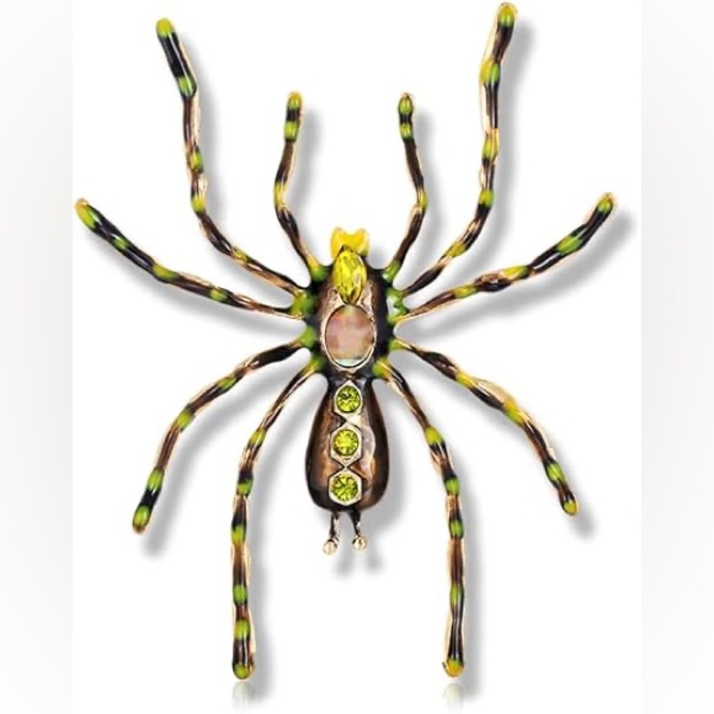 Spider Brooch Insect Jewelry Pin